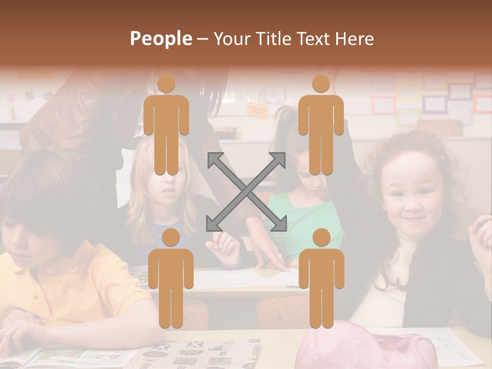 School Children PowerPoint Template