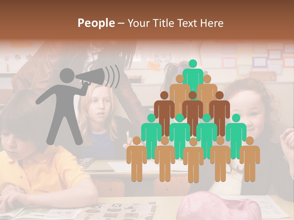 School Children PowerPoint Template