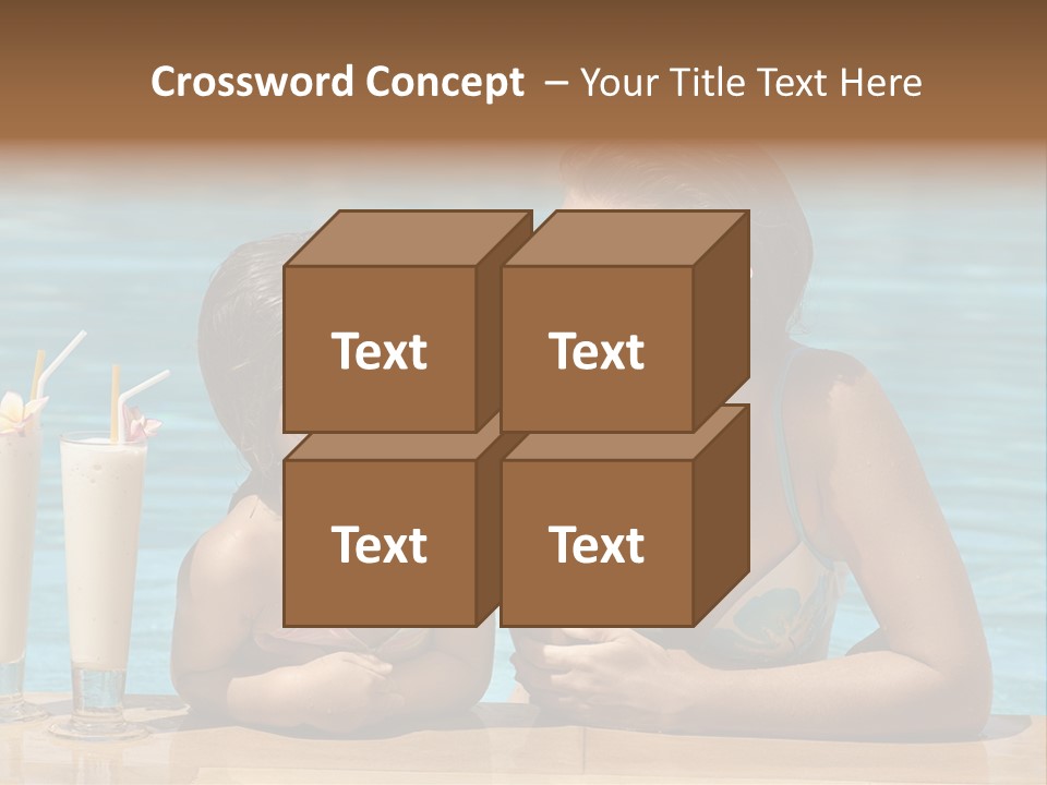 Pool Service Logos PowerPoint Template