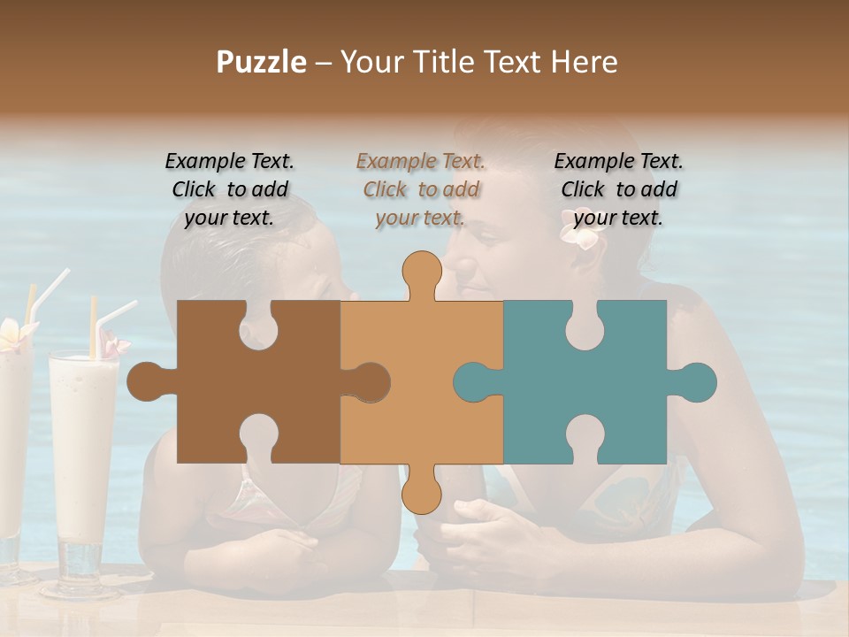 Pool Service Logos PowerPoint Template