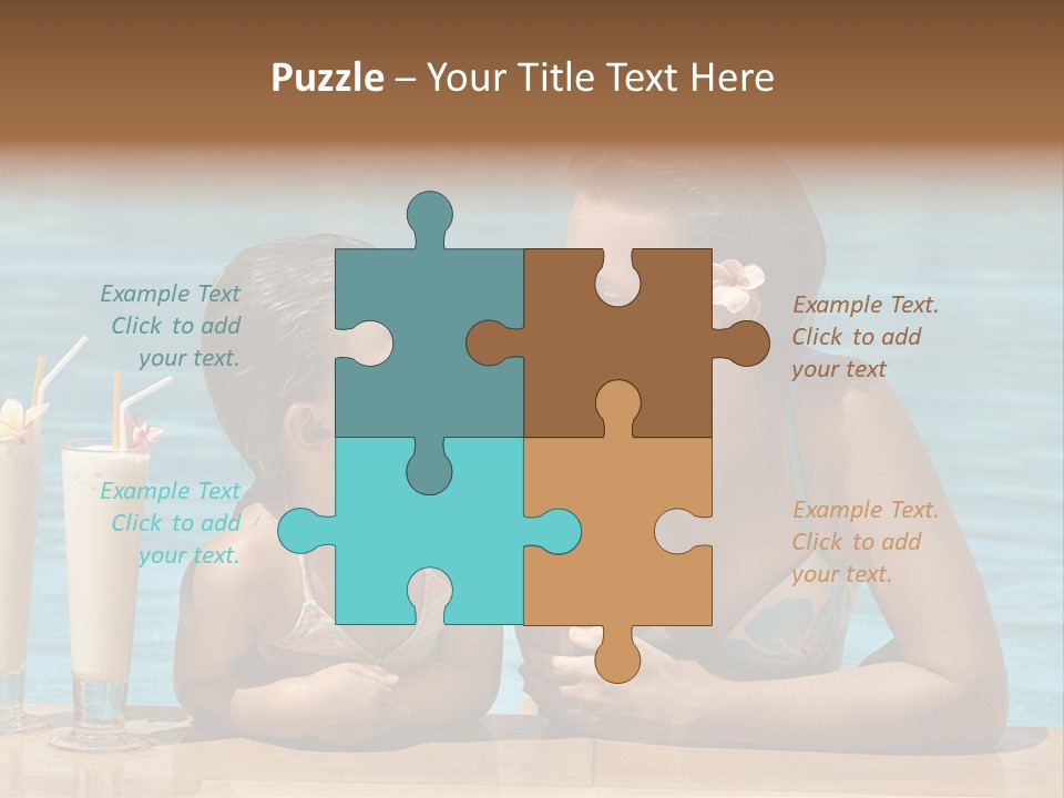 Pool Service Logos PowerPoint Template