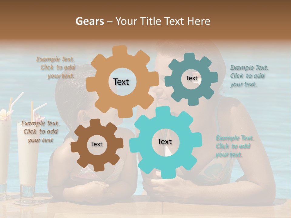 Pool Service Logos PowerPoint Template