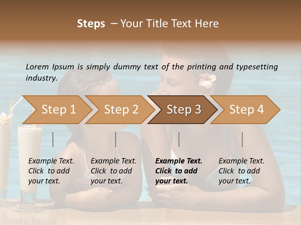 Pool Service Logos PowerPoint Template