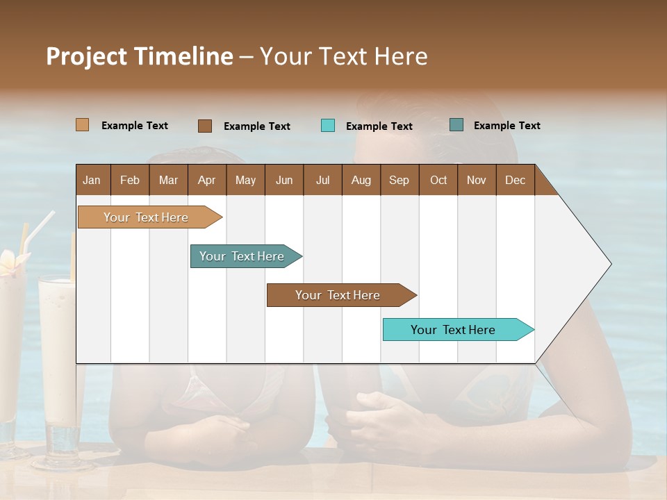 Pool Service Logos PowerPoint Template