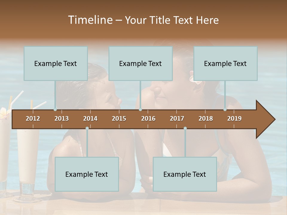 Pool Service Logos PowerPoint Template
