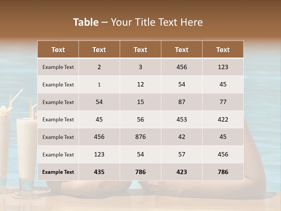 Pool Service Logos PowerPoint Template