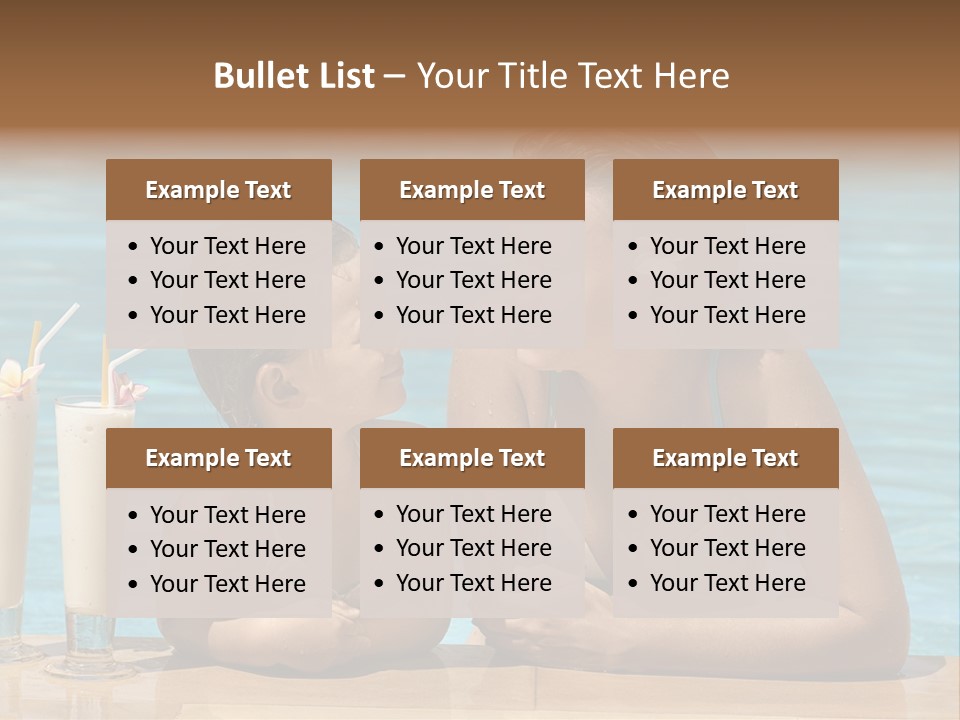 Pool Service Logos PowerPoint Template