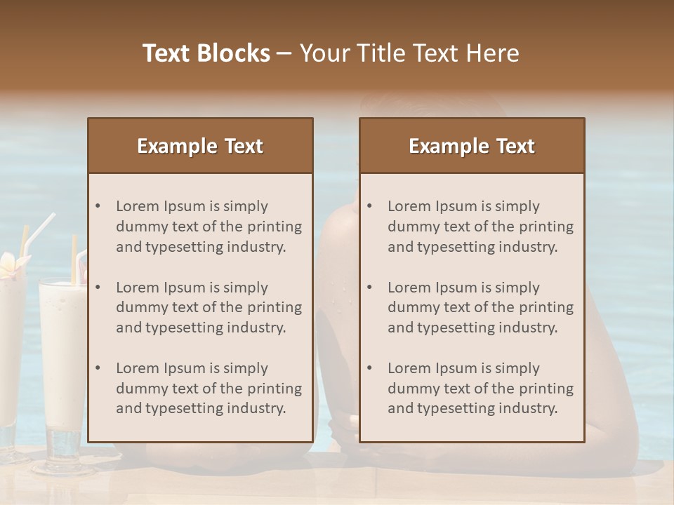 Pool Service Logos PowerPoint Template