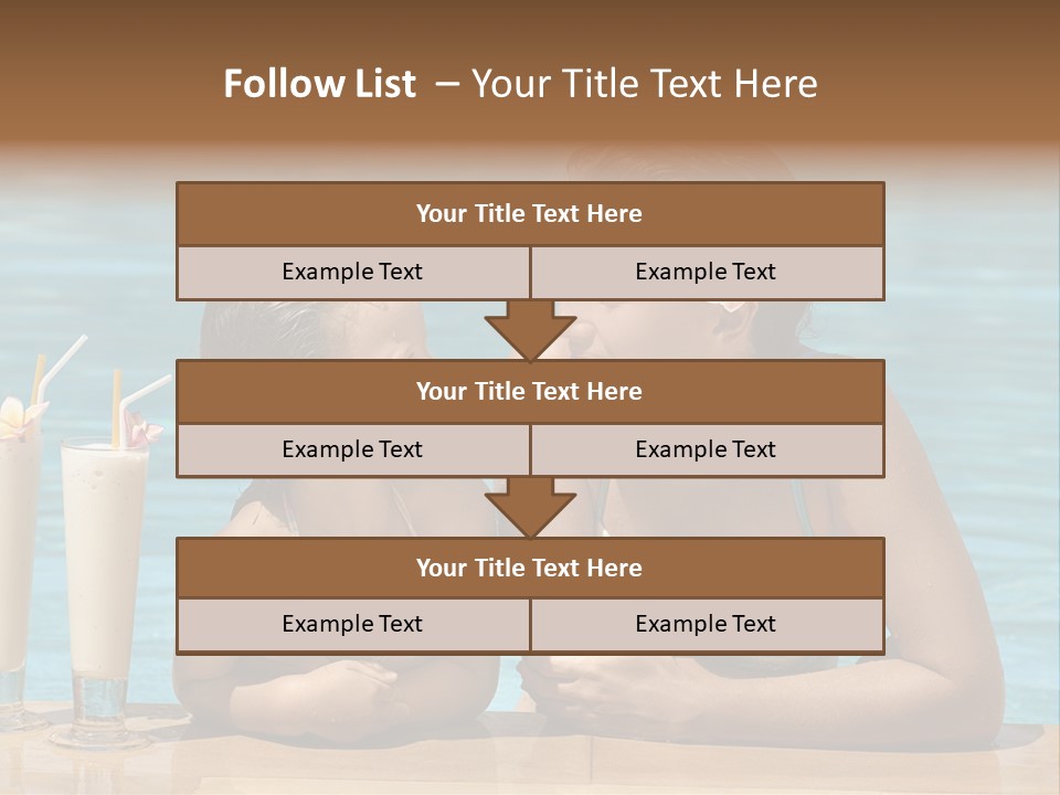 Pool Service Logos PowerPoint Template