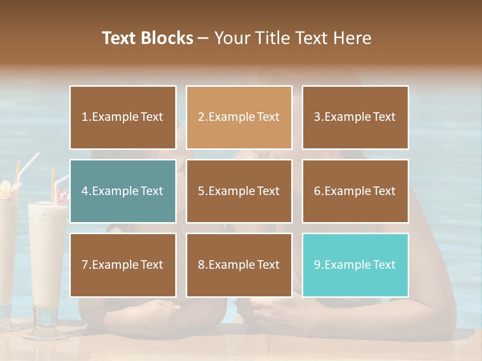 Pool Service Logos PowerPoint Template