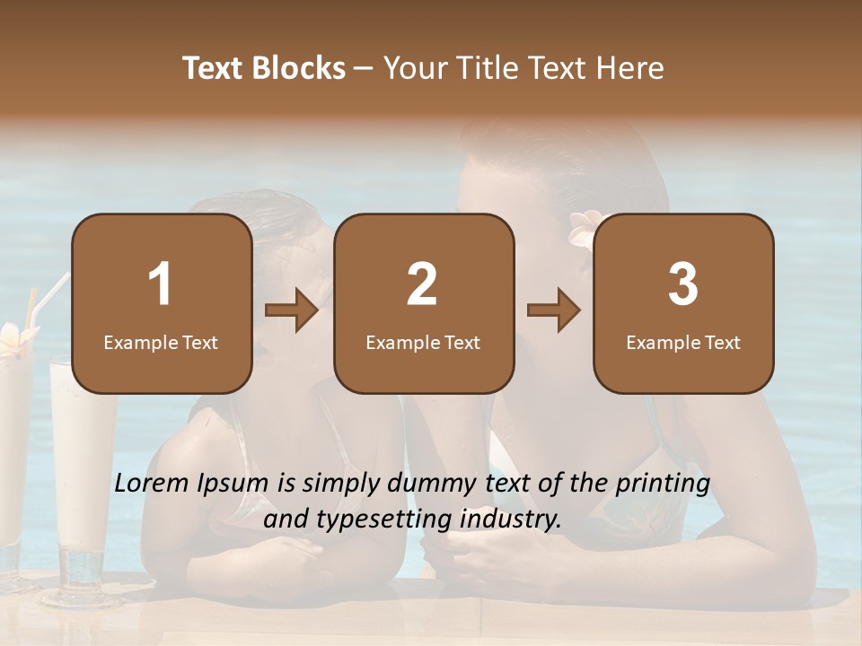 Pool Service Logos PowerPoint Template