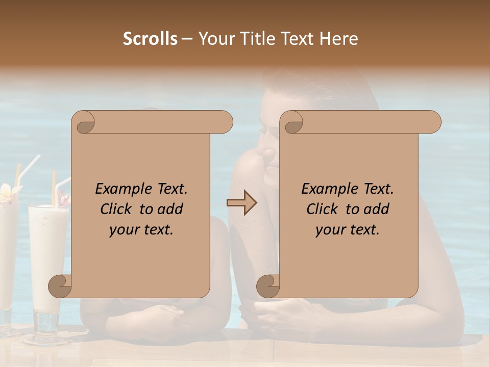 Pool Service Logos PowerPoint Template