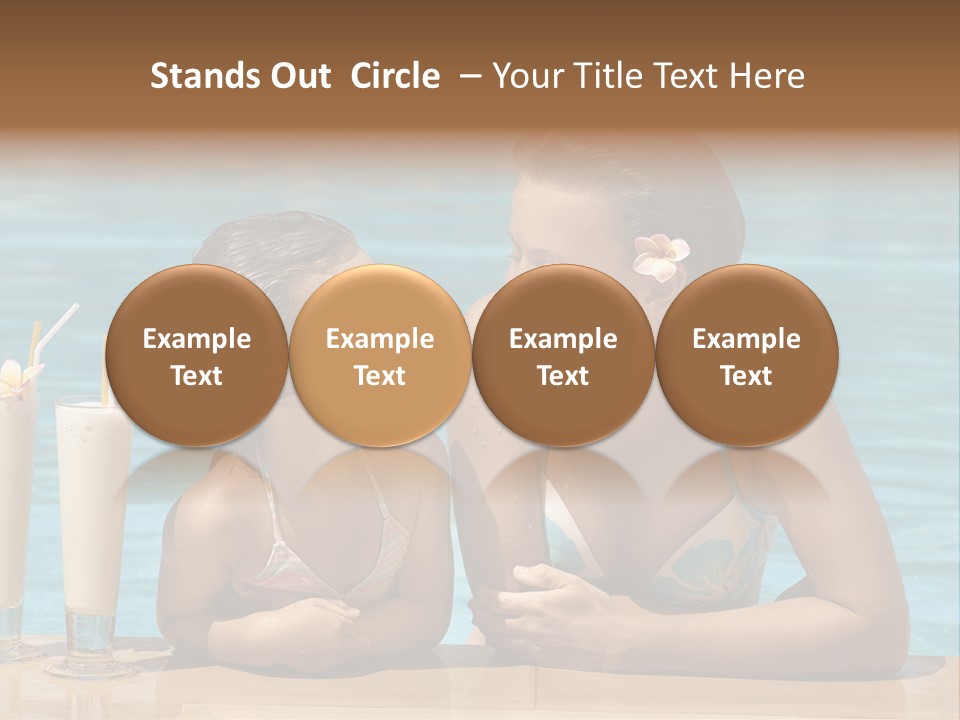 Pool Service Logos PowerPoint Template