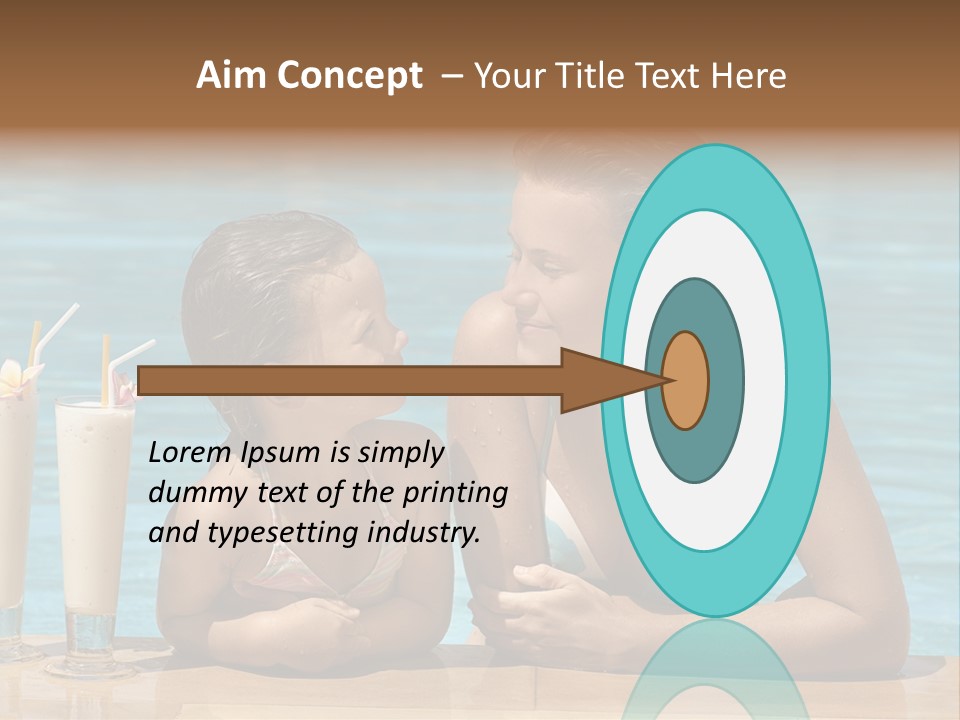 Pool Service Logos PowerPoint Template