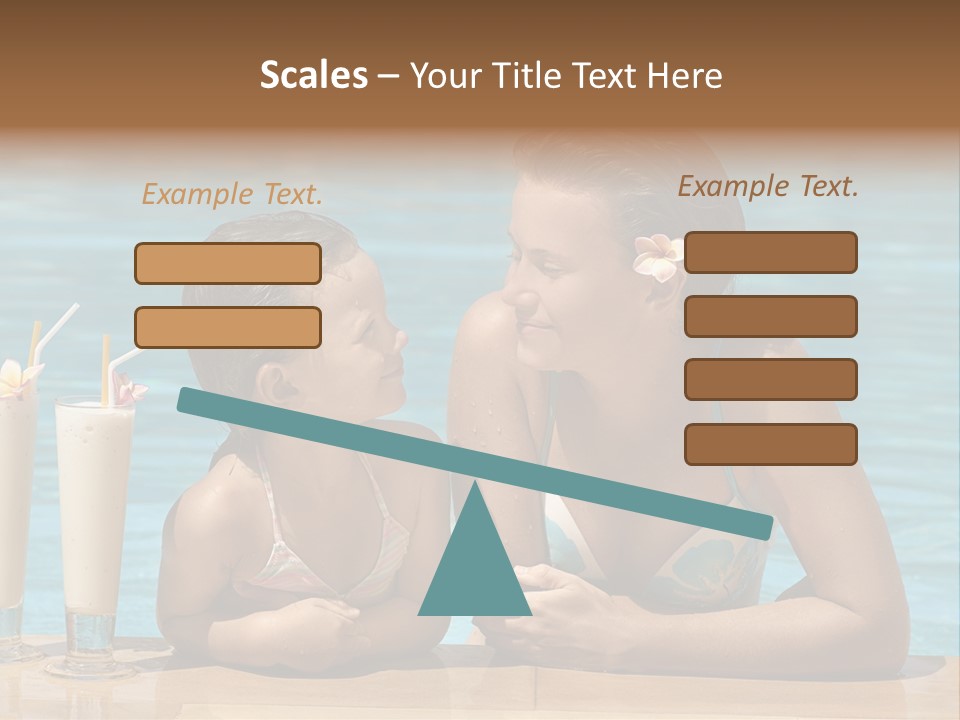 Pool Service Logos PowerPoint Template