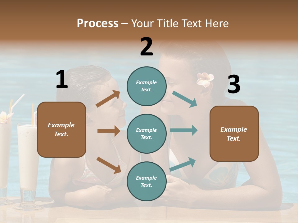 Pool Service Logos PowerPoint Template