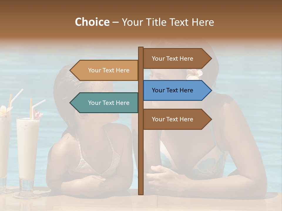 Pool Service Logos PowerPoint Template