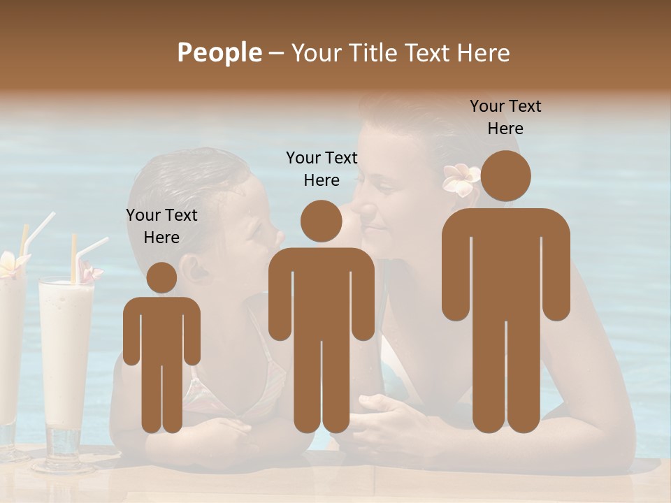 Pool Service Logos PowerPoint Template