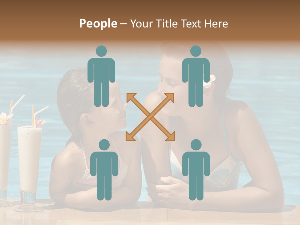 Pool Service Logos PowerPoint Template