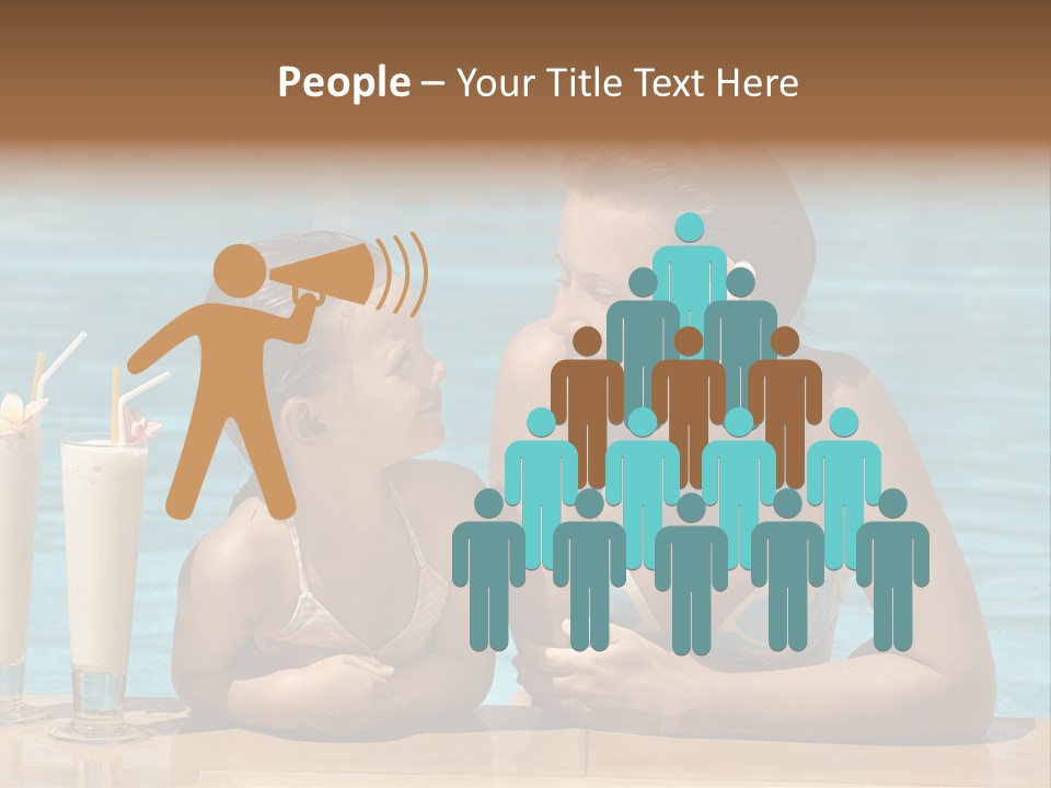 Pool Service Logos PowerPoint Template