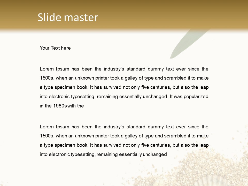 Lounge Del Mar PowerPoint Template