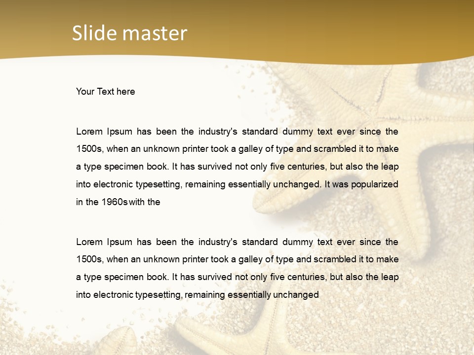 Lounge Del Mar PowerPoint Template