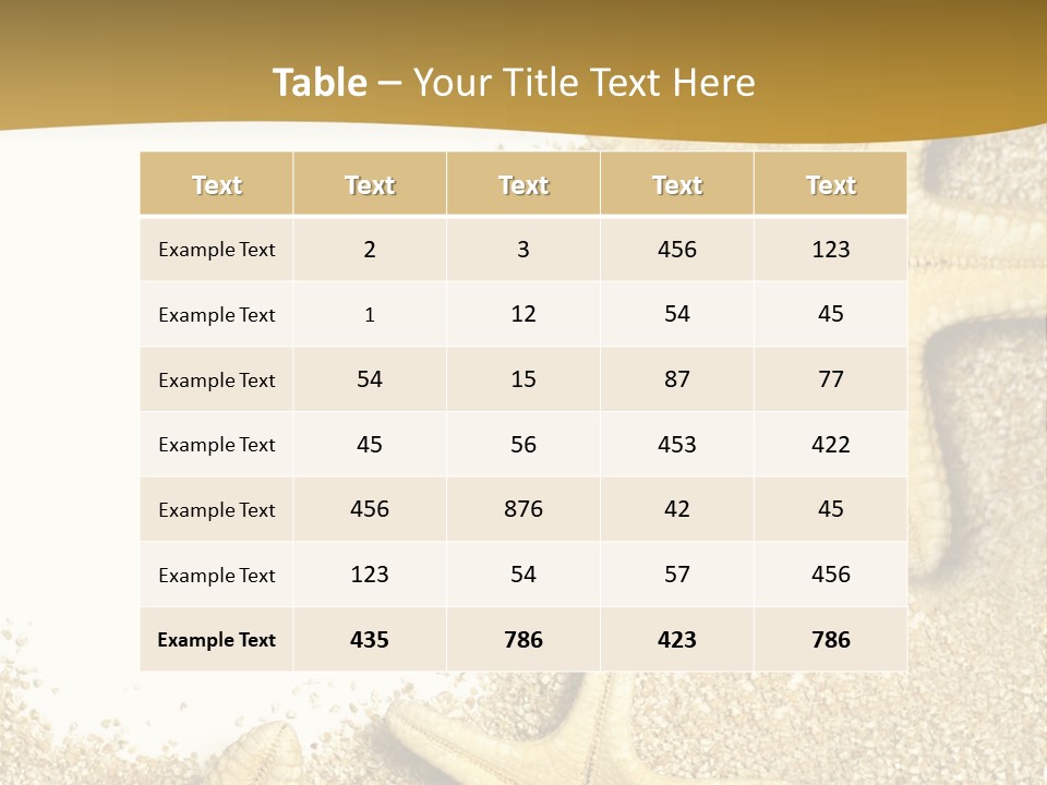 Lounge Del Mar PowerPoint Template
