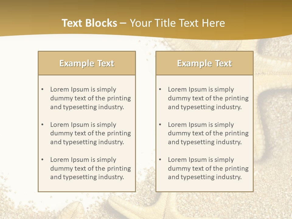 Lounge Del Mar PowerPoint Template