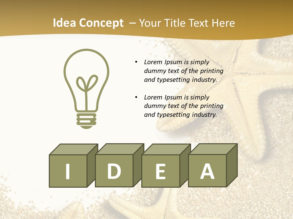 Lounge Del Mar PowerPoint Template