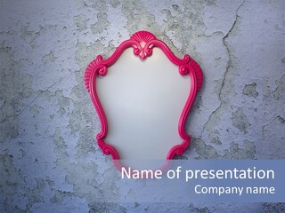 Frame On The Wall PowerPoint Template