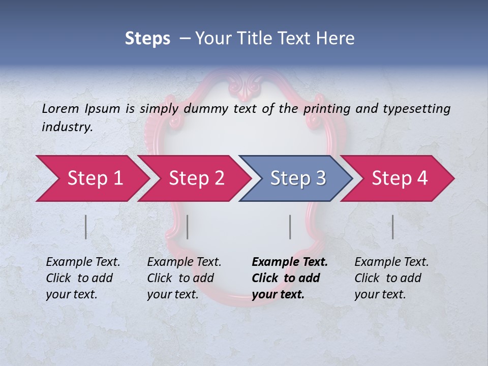 Frame On The Wall PowerPoint Template