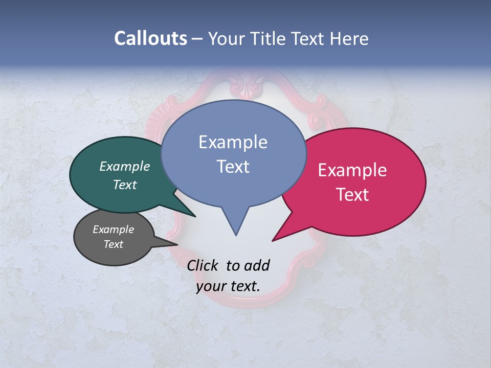 Frame On The Wall PowerPoint Template