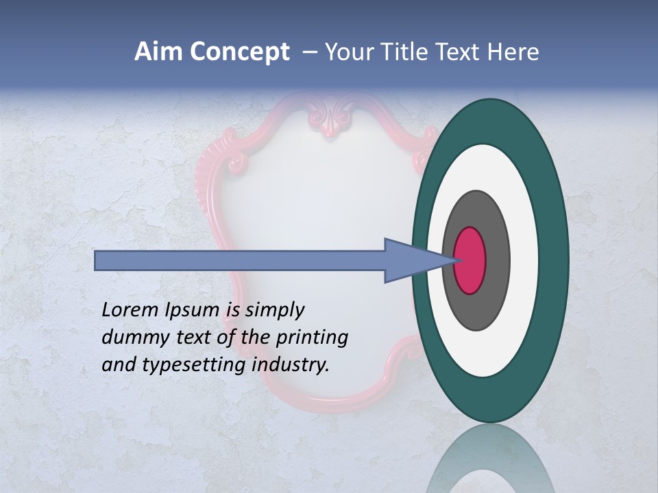 Frame On The Wall PowerPoint Template