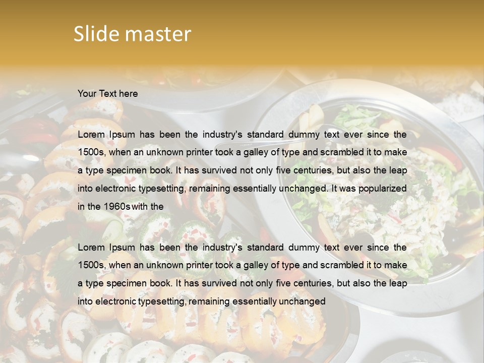 Catering Food PowerPoint Template