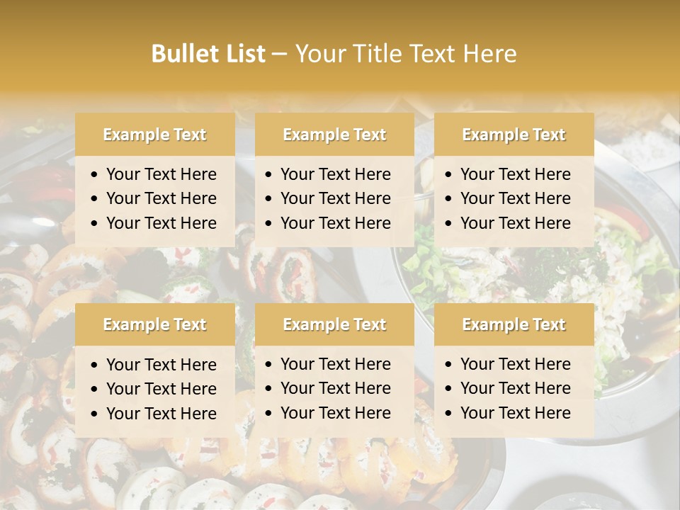 Catering Food PowerPoint Template
