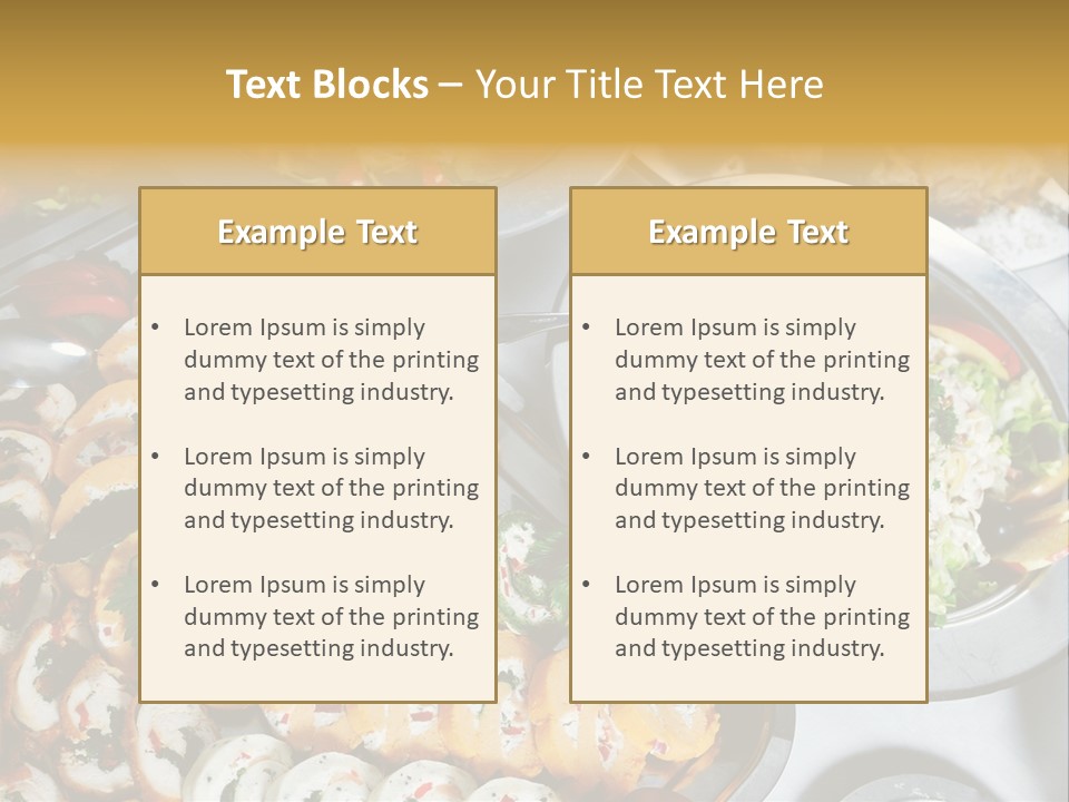 Catering Food PowerPoint Template