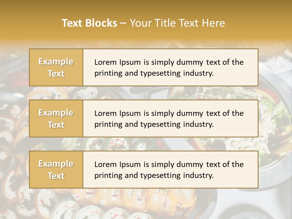 Catering Food PowerPoint Template