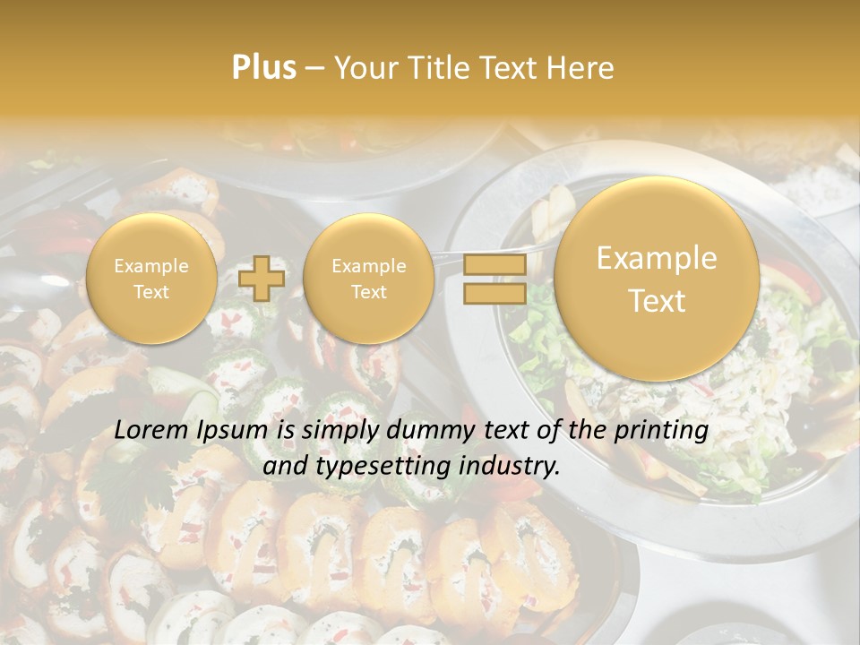 Catering Food PowerPoint Template
