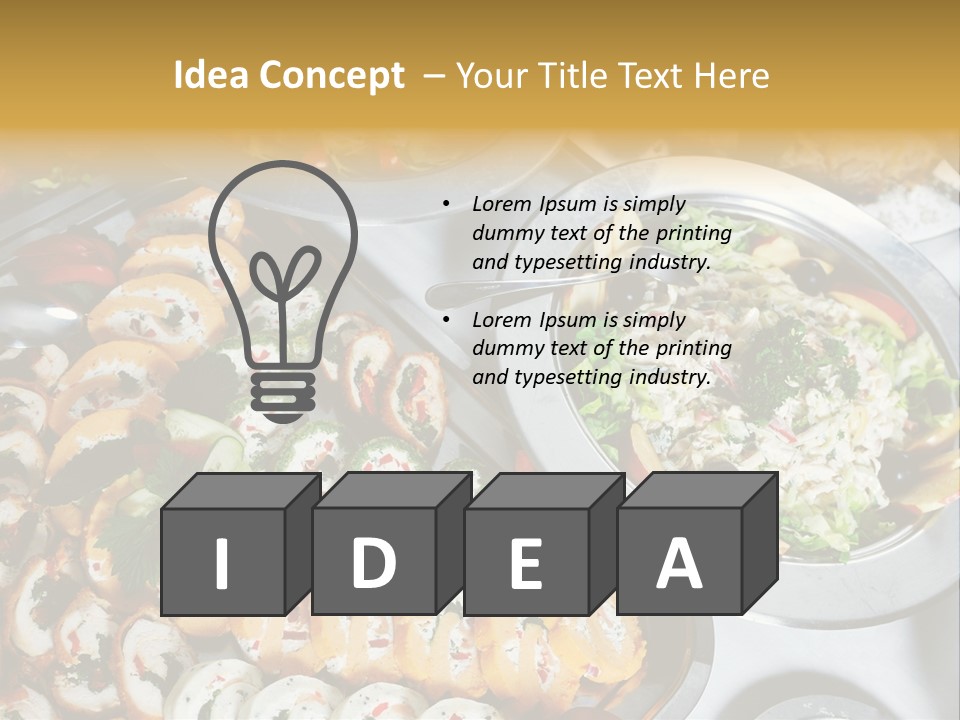 Catering Food PowerPoint Template