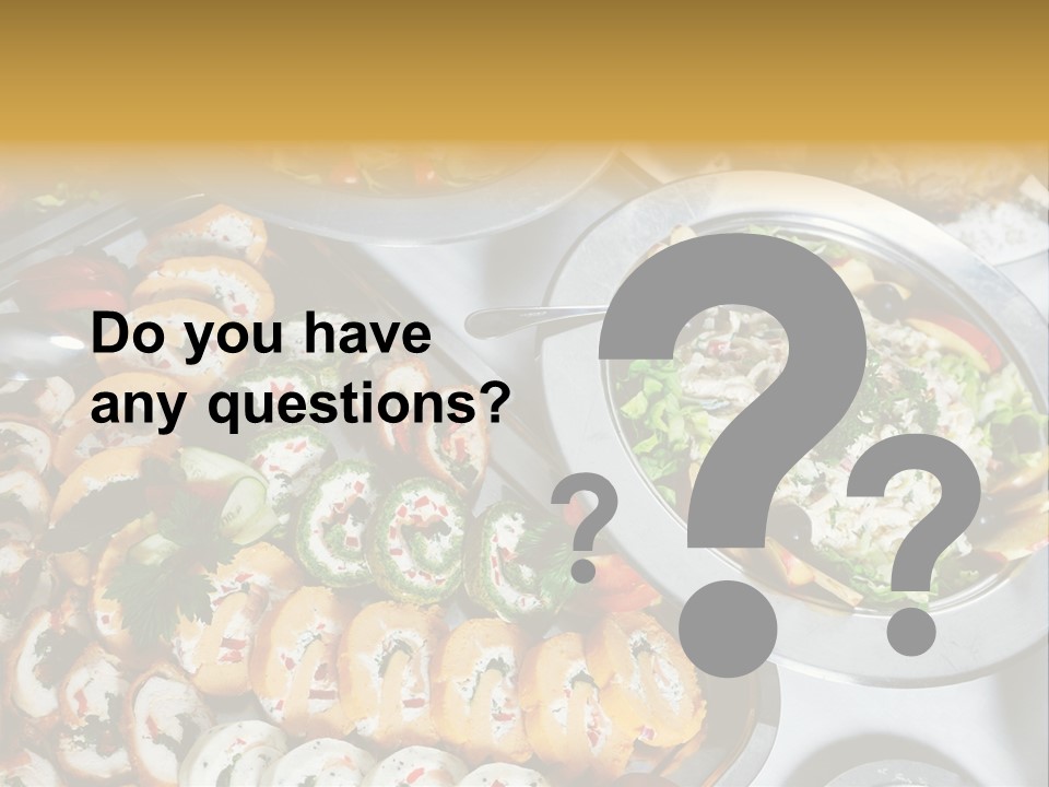 Catering Food PowerPoint Template