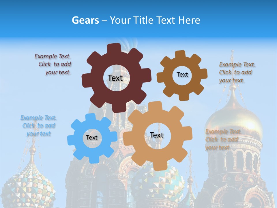 St Petersburg Russia PowerPoint Template
