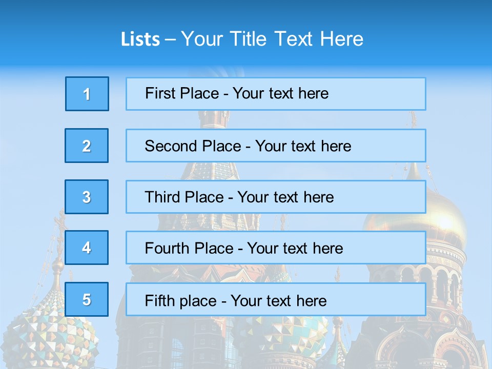 St Petersburg Russia PowerPoint Template