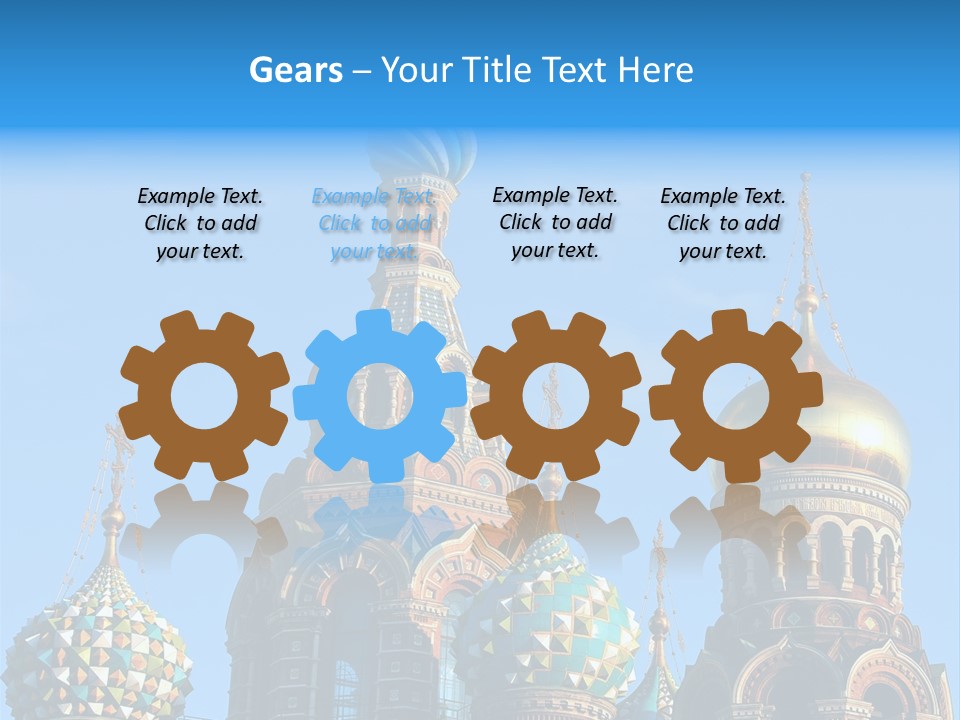 St Petersburg Russia PowerPoint Template