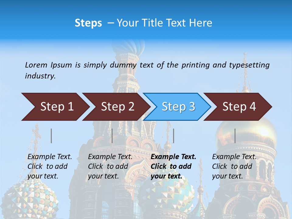 St Petersburg Russia PowerPoint Template
