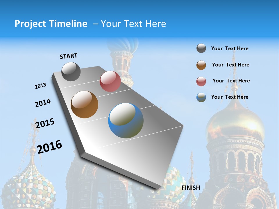 St Petersburg Russia PowerPoint Template