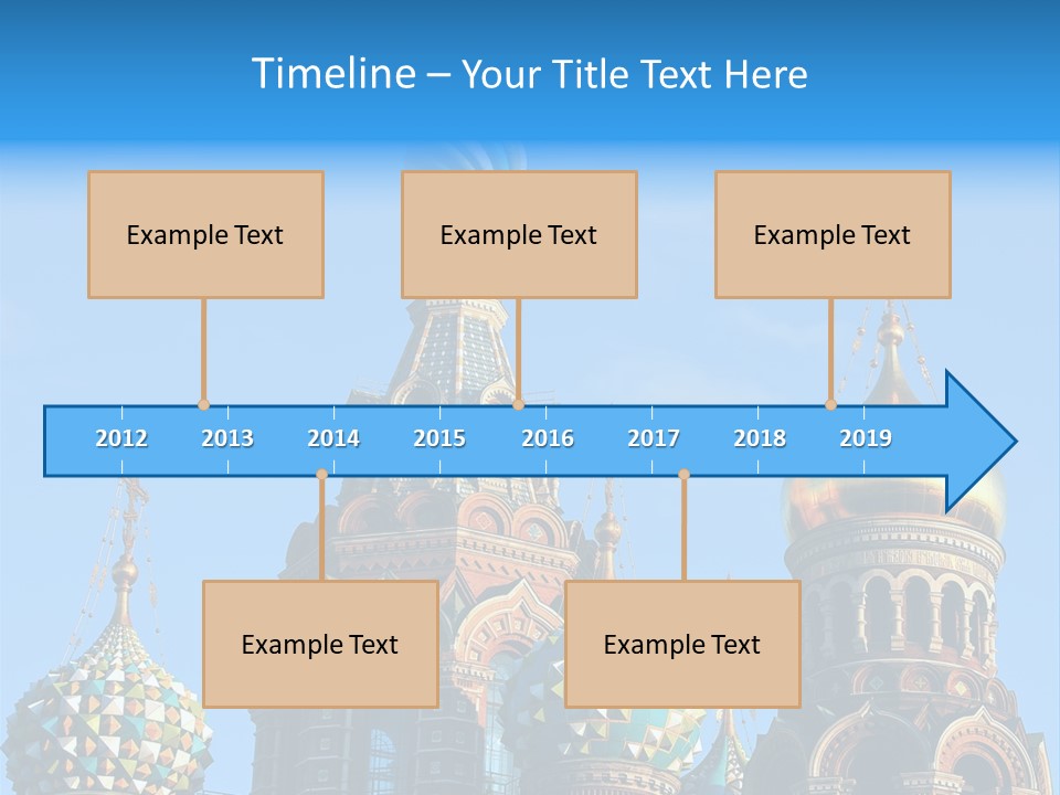 St Petersburg Russia PowerPoint Template