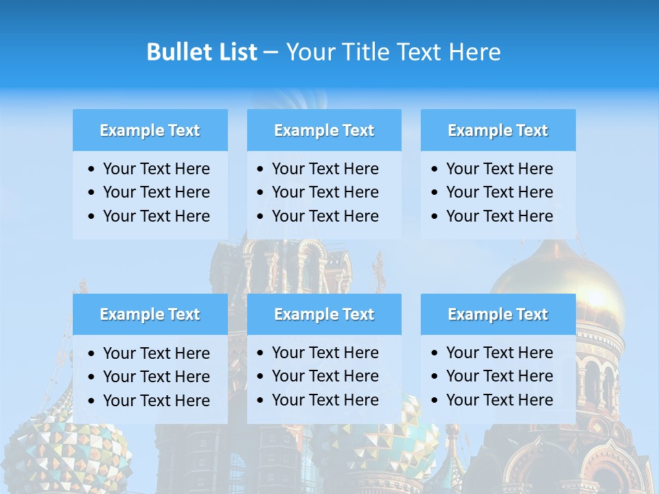 St Petersburg Russia PowerPoint Template