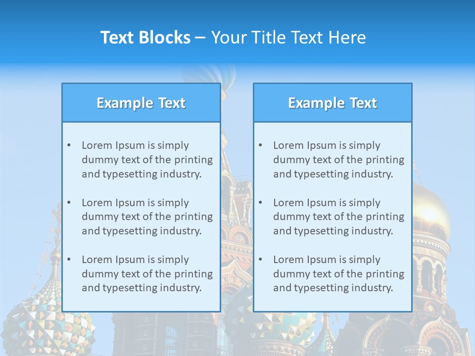 St Petersburg Russia PowerPoint Template