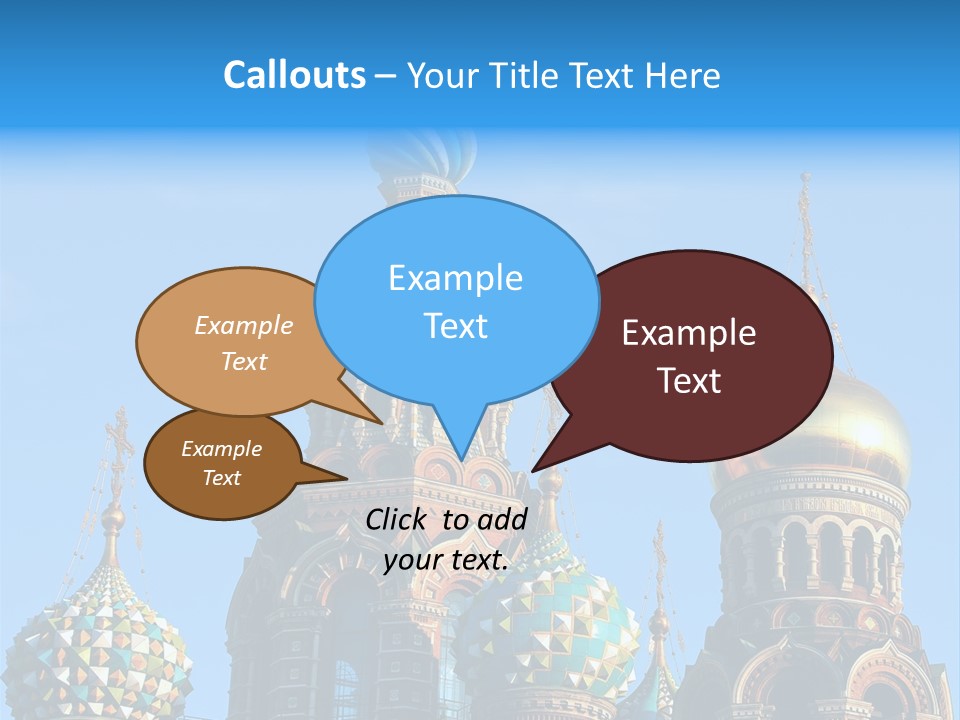 St Petersburg Russia PowerPoint Template