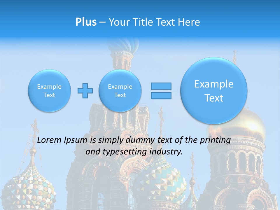 St Petersburg Russia PowerPoint Template